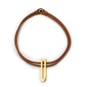 koop online aan de beste prijs jouw tweedehands Delvaux Cognac D Leather Necklace