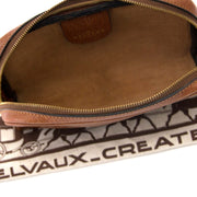 Are you interested in an authentic Delvaux Cognac Textured Leather Zip Pochette