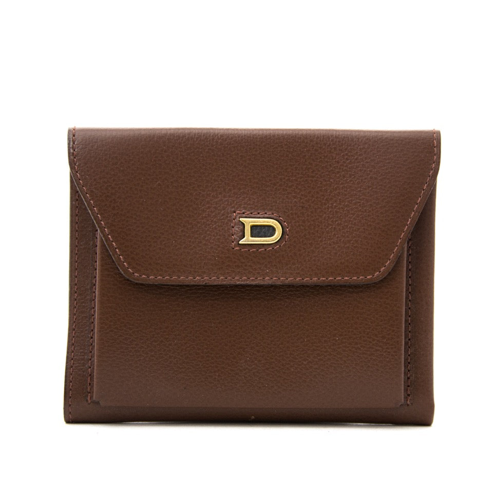 Delvaux Brown Leather Wallet for the best price online with Labellov