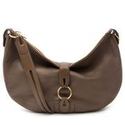 acheter en ligne seconde Delvaux Dark Taupe Camille XL Shoulder Bag