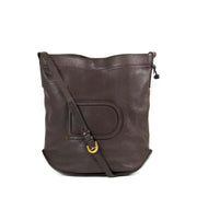 Delvaux Le Pin Brown Shoulder Bag now for sale at labellov vintage fashion webshop belgium