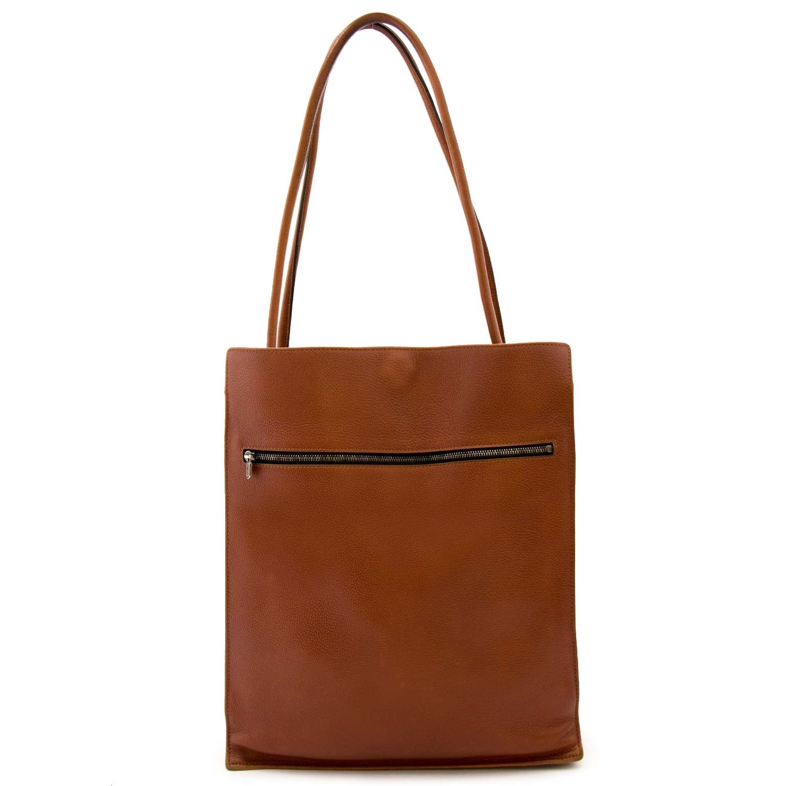 Wear your Delvaux 'Szekely 1992' Cognac Tote with jeans or a dress for an authentic look