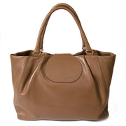 delvaux brown shopper now for sale at labellov vintage fashion webshop belgium