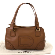 koop Delvaux Brown Louise Shoulderbag bij labellov aan de beste prijs