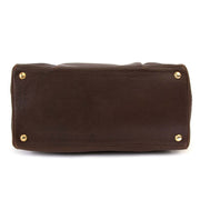 koop veilig online tegen de beste prijs Delvaux Brown Coquin Shoulder Bag
