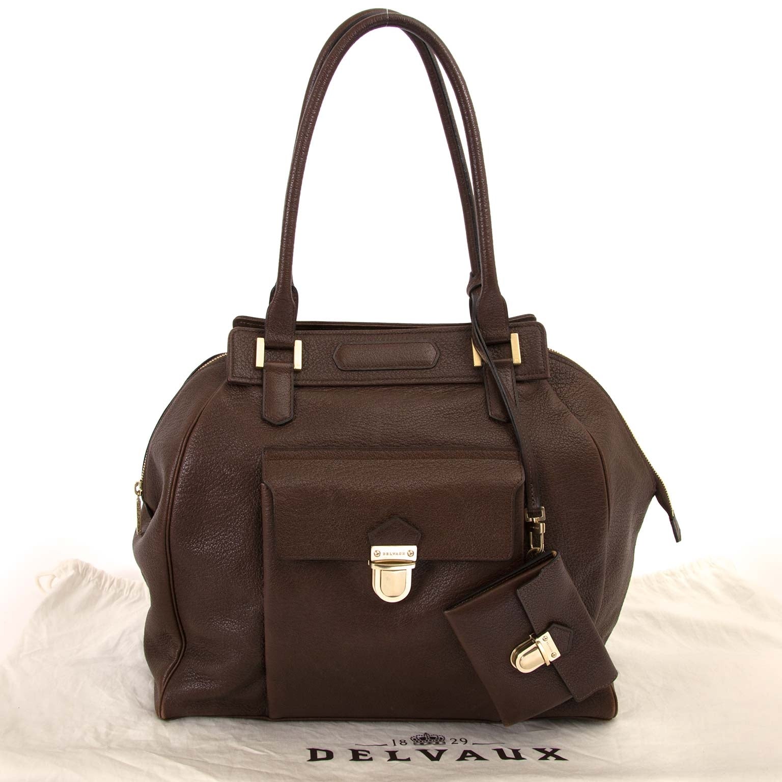 skip the waitinglist shop your sDelvaux Brown Coquin Shoulder Bag
