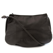 Delvaux Dark Brown Leather Large Shopping Tote