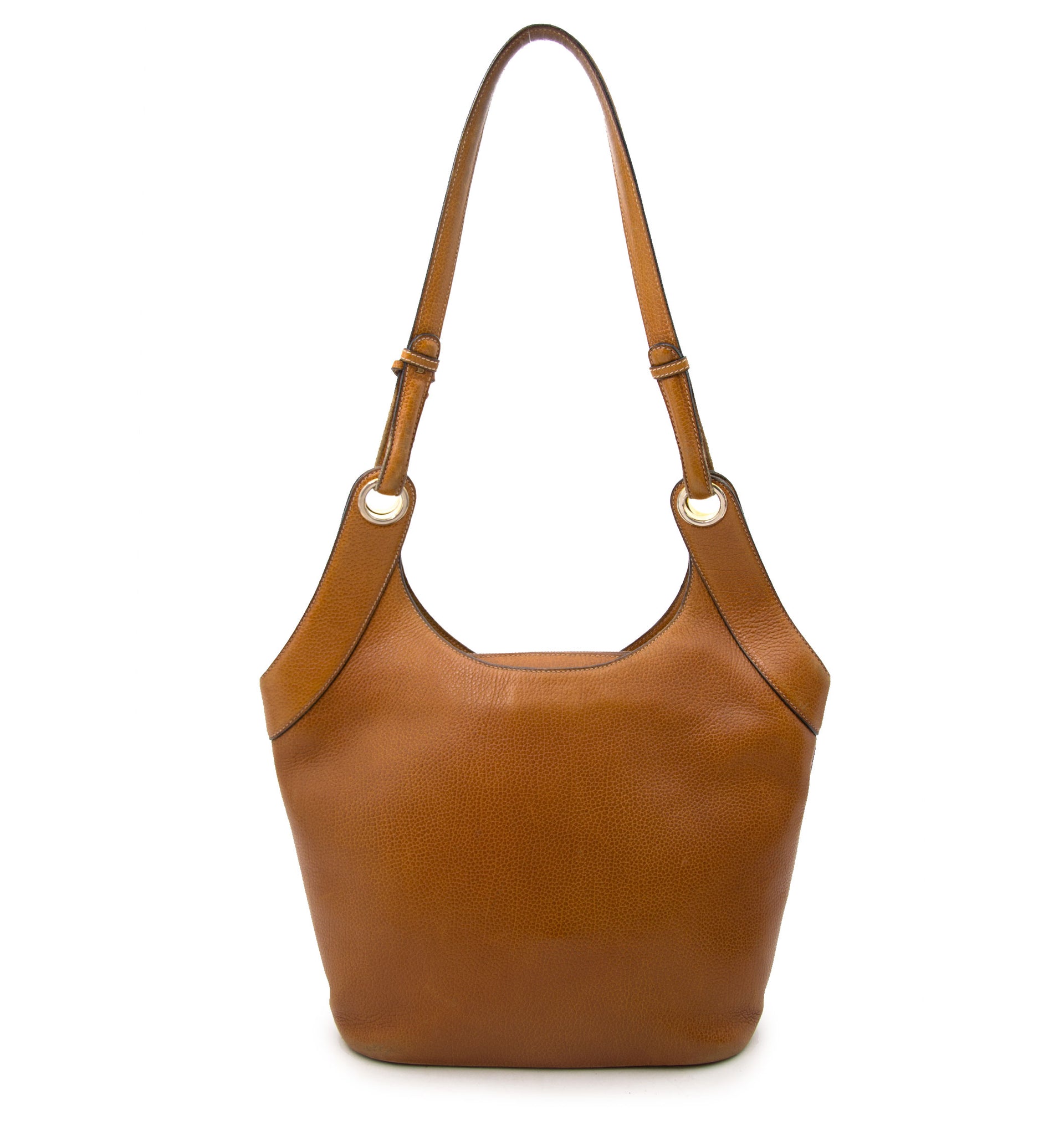 Buy an authentic Delvaux Brown Shoulder Bag at Labellov.com