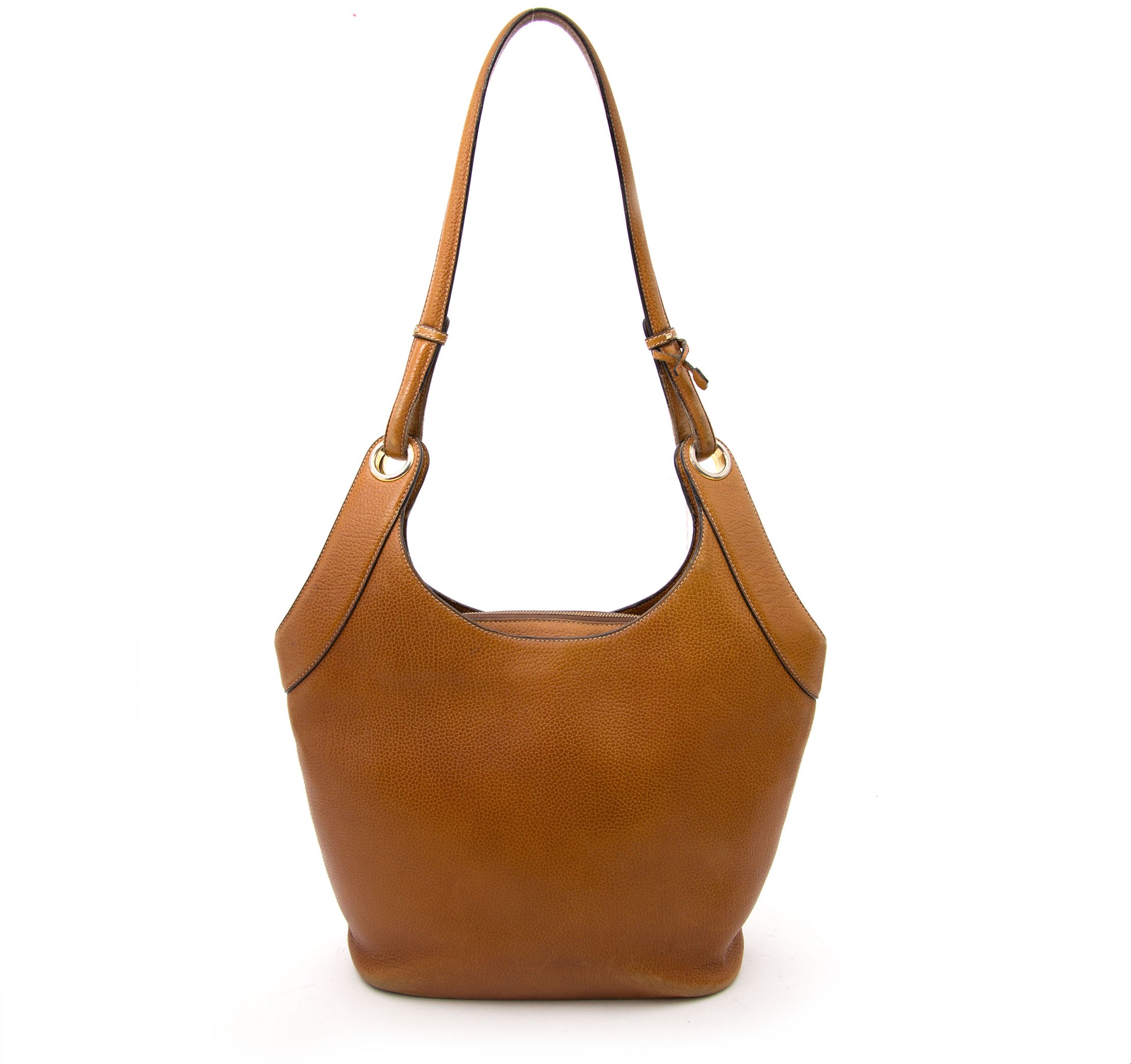 Koop een authentieke Delvaux bruine Schouder tas aan de juiste prijs.