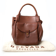 opzoek naar een tweedehands Delvaux aan de beste prijs koop veilig online tweedehands Delvaux Brown Brillant MM + Strap