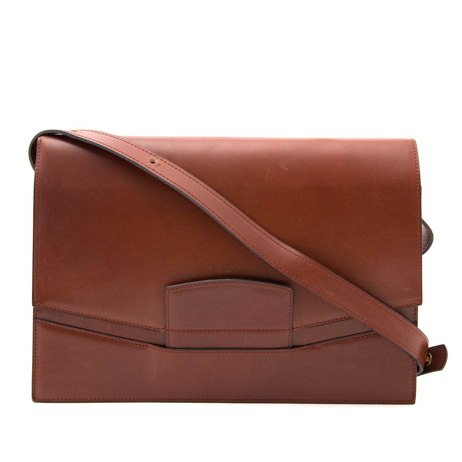 Delvaux brown shoulder bag now online at labellov.com for the best price