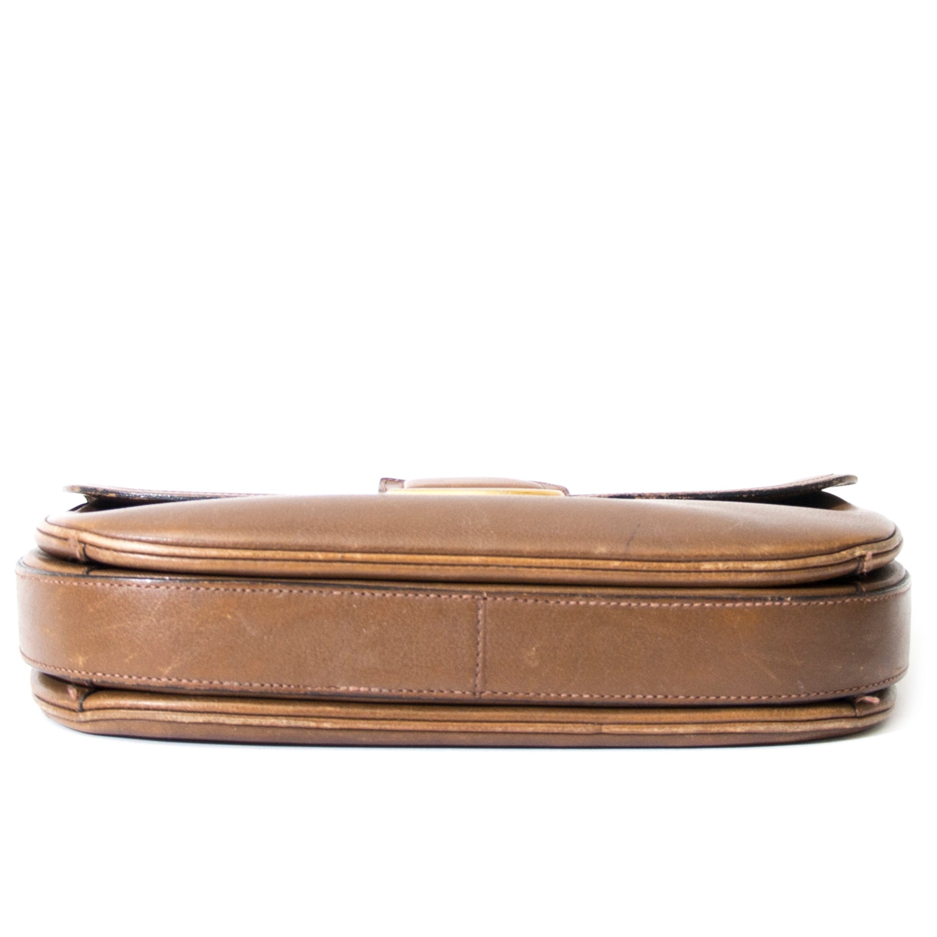 koop veilig online aan de beste prijs Delvaux Brown D Shoulder Bag