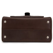 acheter en ligne comme neuf Delvaux Dark Brown Shoulder Bag pour le meilleur prix