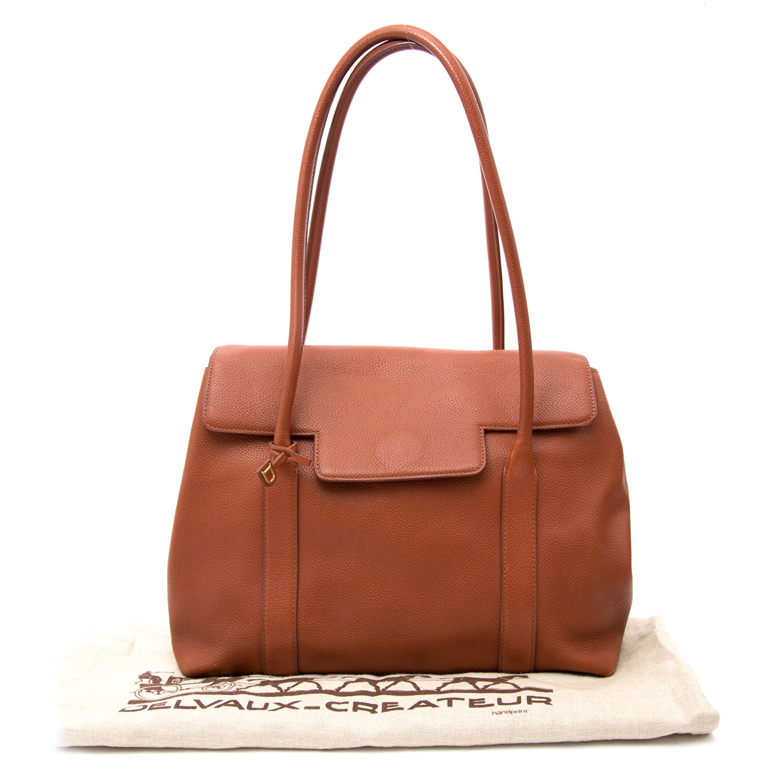acheter en ligne ou boutique sac a epaule Delvaux Marron Shopping Bag