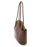 Delvaux Mousson Schulterhandtasche Aus Braunes Leder heute online auf labellov.com gegen den besten Preis.