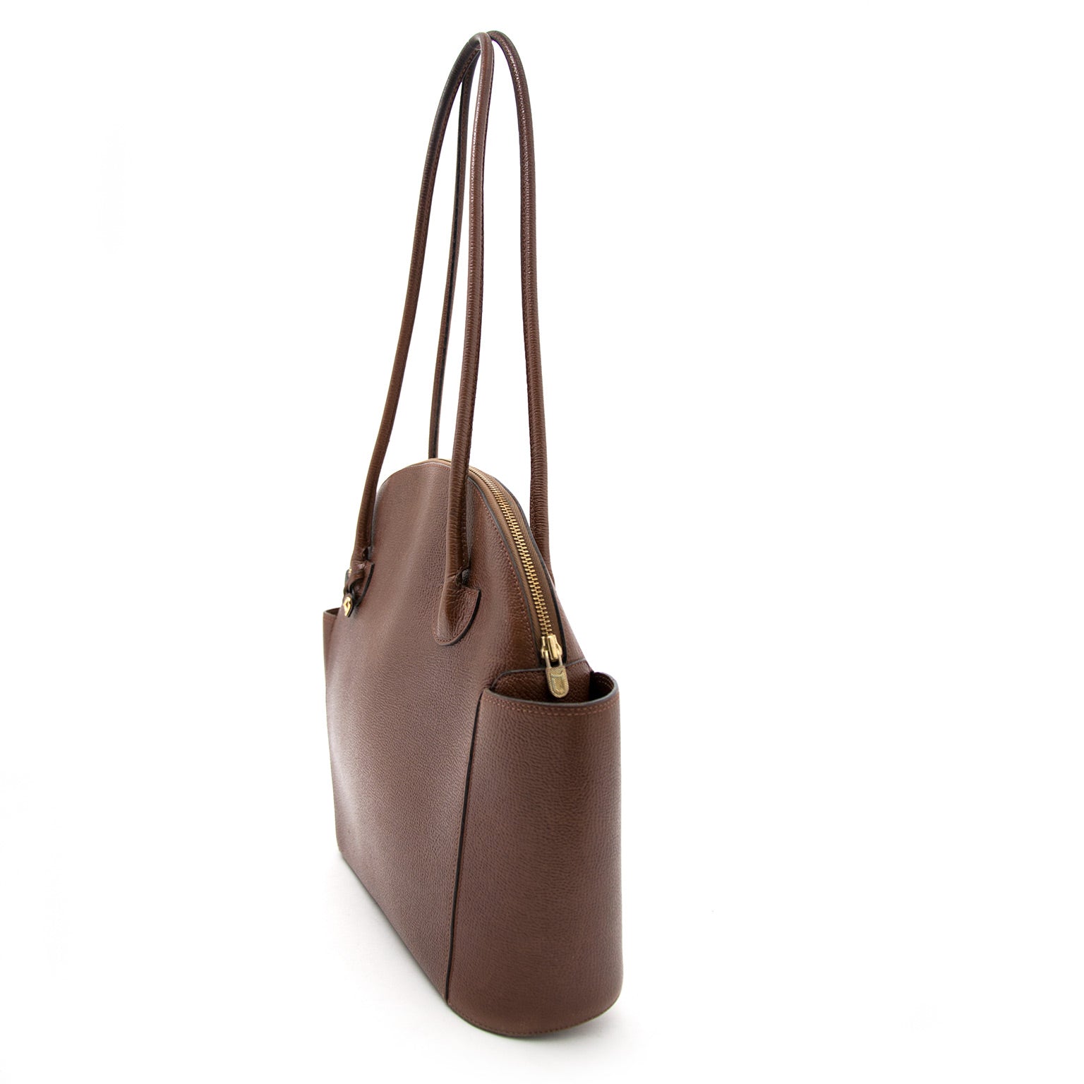Delvaux Mousson Schulterhandtasche Aus Braunes Leder heute online auf labellov.com gegen den besten Preis.