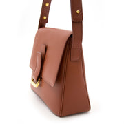 shop safe onlin eDelvaux Camel Poirier Shoulder Bag