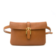 Shop luxury designer items like Delvaux Camel Belt Bag at Labellov Antwerp