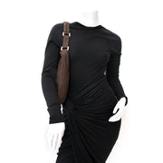 comme neuf sac a main Delvaux Nubuck Brown Le Louise