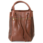 delvaux bruine toile de cuir corail gm tas nu te koop bij labellov vintage mode webshop belgië