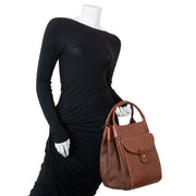 delvaux brown toile de cuir corail gm bag now for sale at labellov vintage fashion webshop belgium