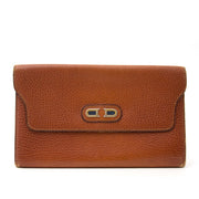 Delvaux Cognac Leather Wallet te koop
