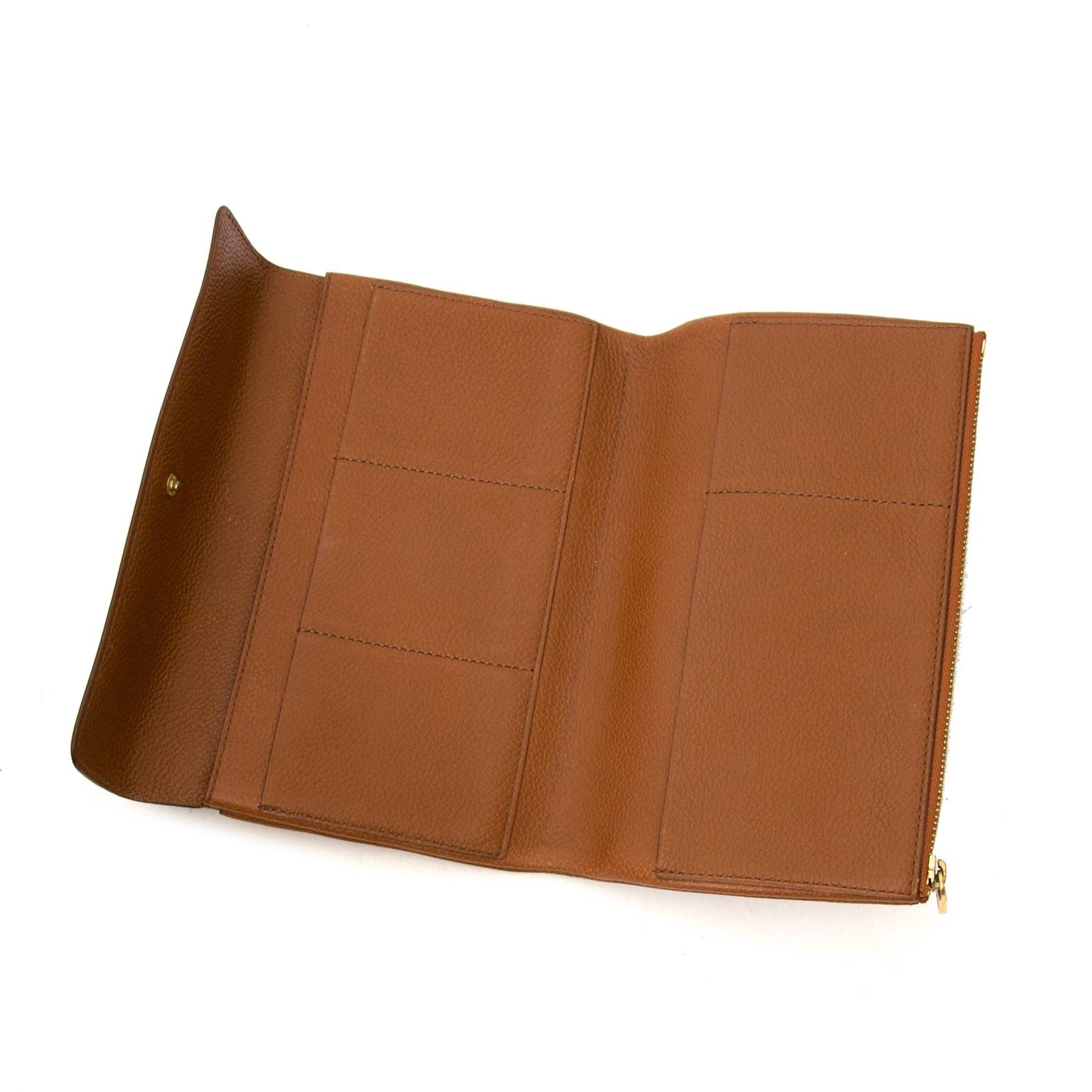 Delvaux Brown Leather Wallet