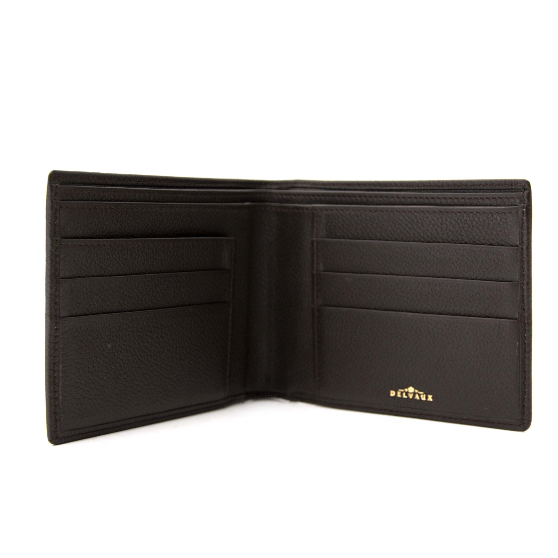 delvaux brown flap wallet now online at labellov.com for the best price