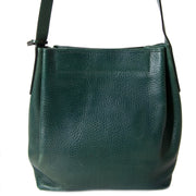 Delvaux Green Leather Bucket Bag