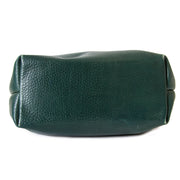 Delvaux Green Leather Bucket Bag