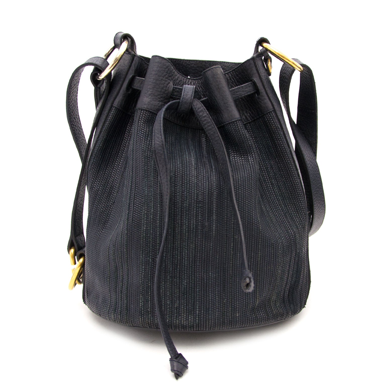 Delvaux Toile de Cuir Bucket Bag kopen en verkopen aan de beste prijs bij Labellov