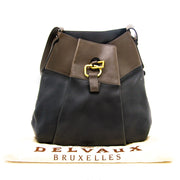 online aan de beste prijs jou tweedehands Delvaux Two Tone Shoulderbag aan de beste prijs