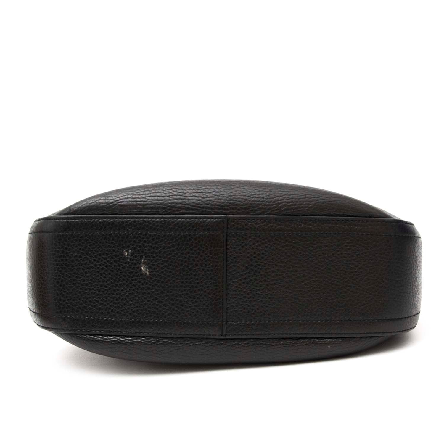 Sac porté épaule Delvaux noir