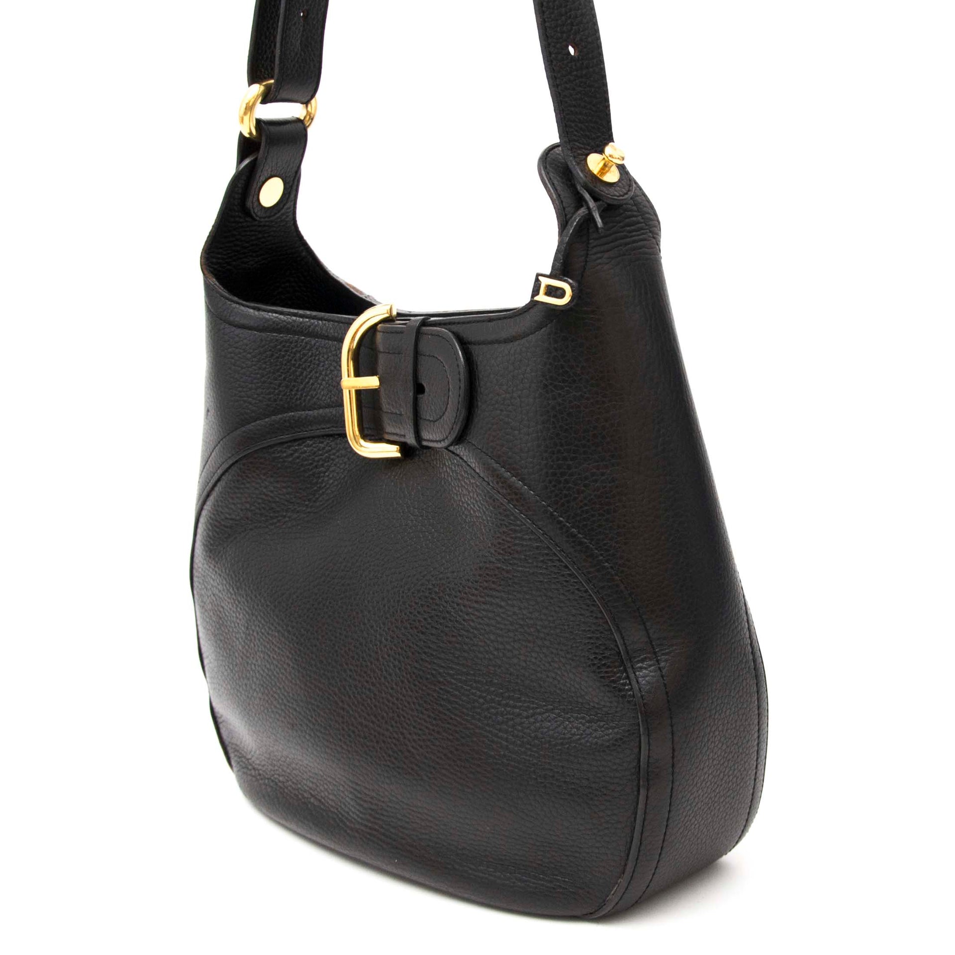 Sac porté épaule Delvaux noir