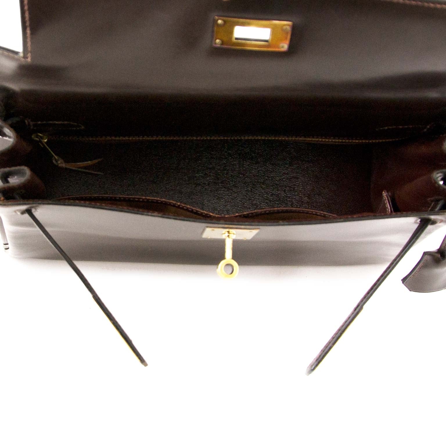Hermès Kelly 28 Boxcalf Marron
