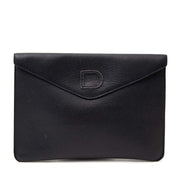 koop veiilg online aan de beste prijs Delvaux Dark Blue Clutch