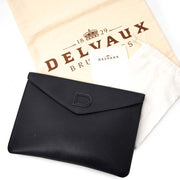 acheter en ligne seconde main Delvaux Dark Blue Clutch