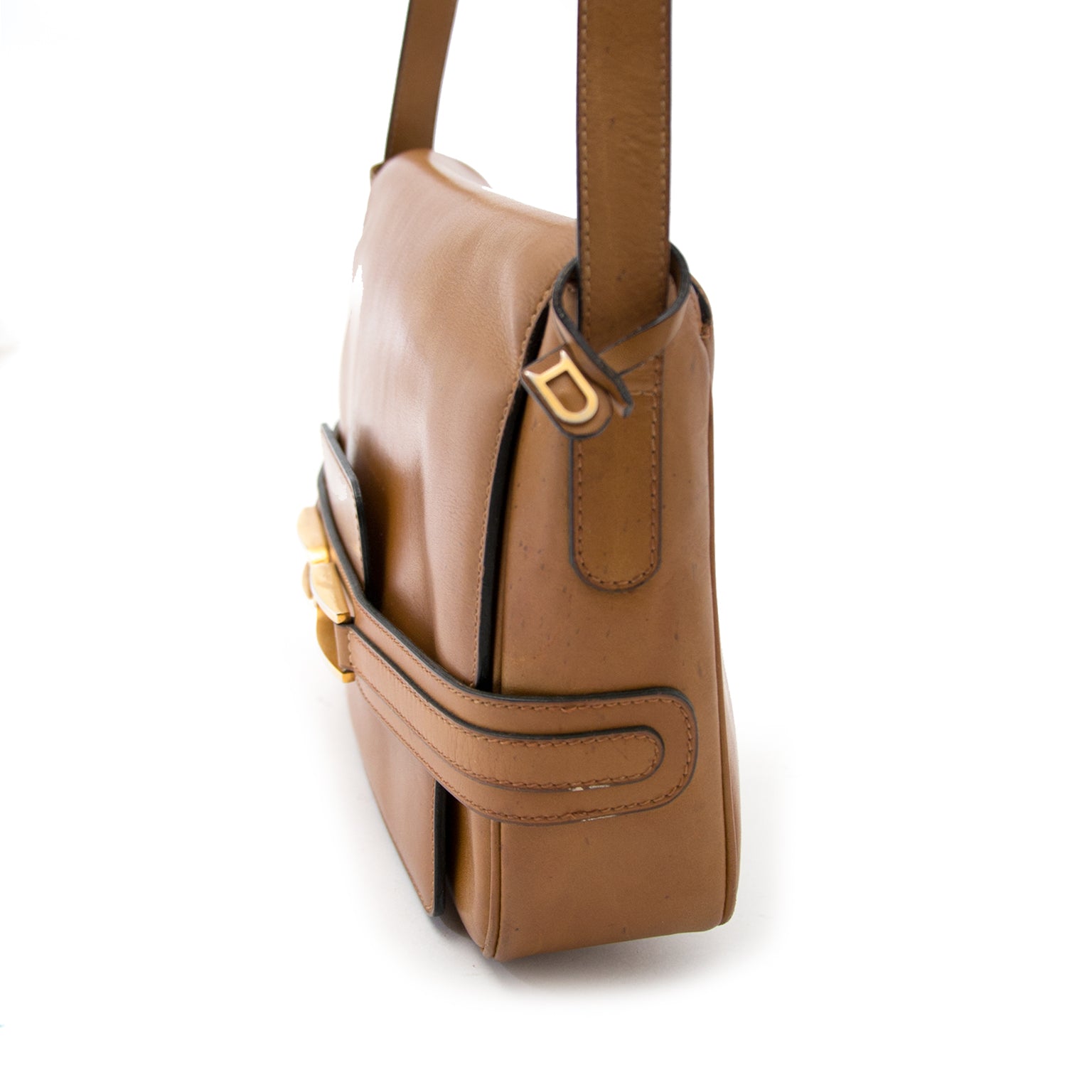 Shop veilig online Delvaux Camel Bourgogne Bag
