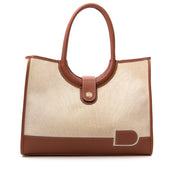 Delvaux Canvas Leather Shopper te koop in Antwerpen, België en wereldwijd aan de beste prijs