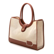 Acheter secure en ligne portefeuille Delvaux canvas leather shopper pour le meilleur prix