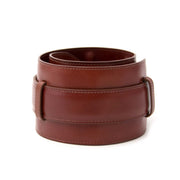 Havane Delvaux Brown Leather Oversized Waist Belt