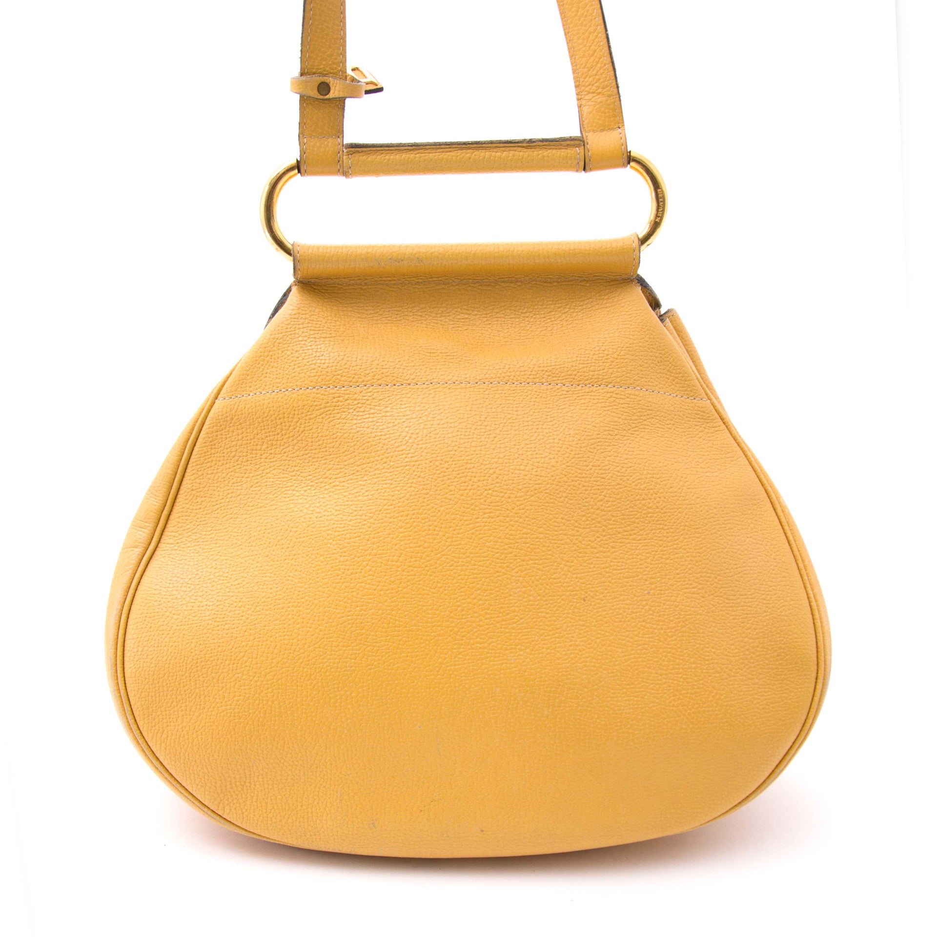 Preloved delvaux cerceau yellow online for sale at LabelLov.