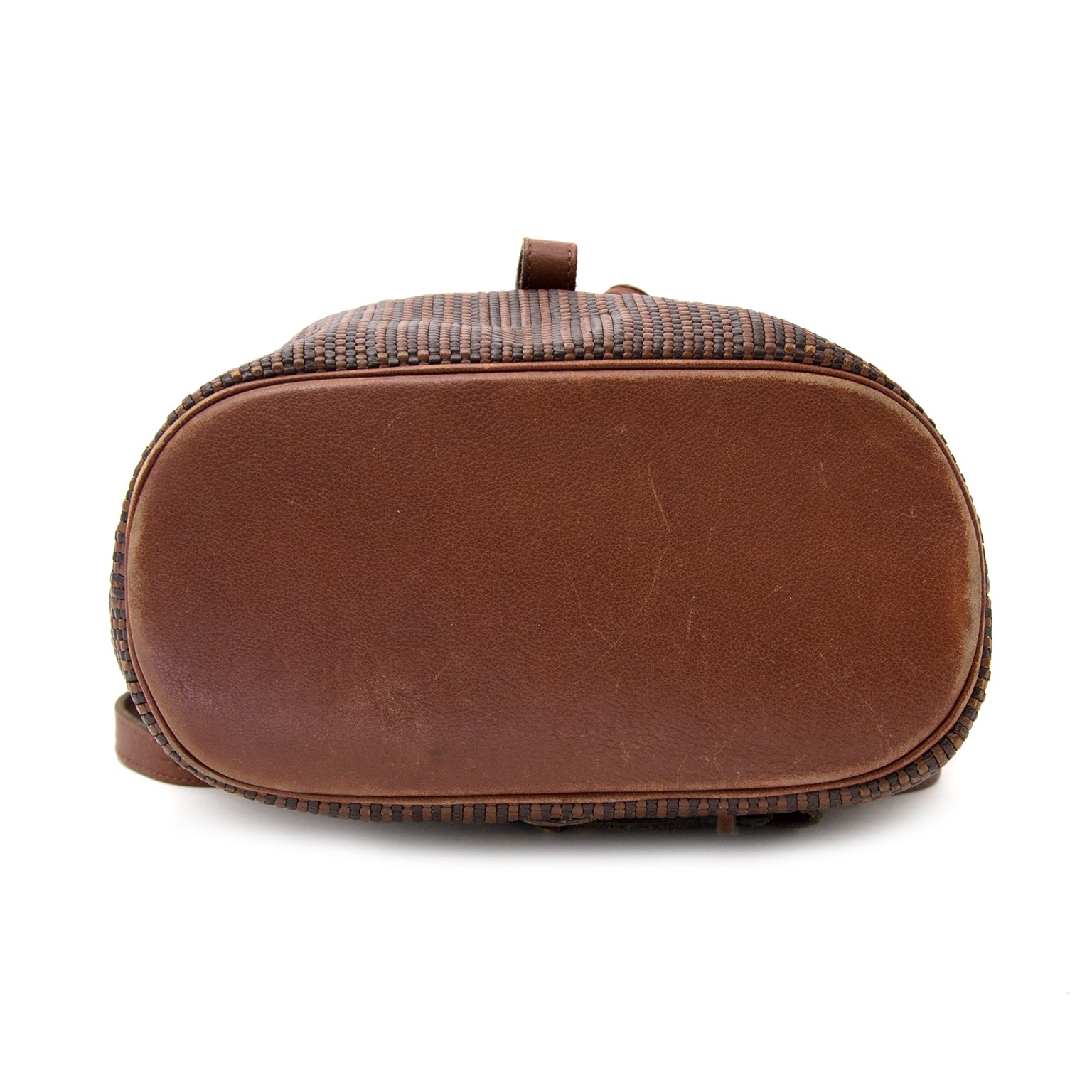 Delvaux Brun Toile de Cuir Cerceau en ligne chez labellov.com pour le meilleur prix.