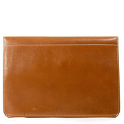 Delvaux Cognac Brown Pochette Clutch
