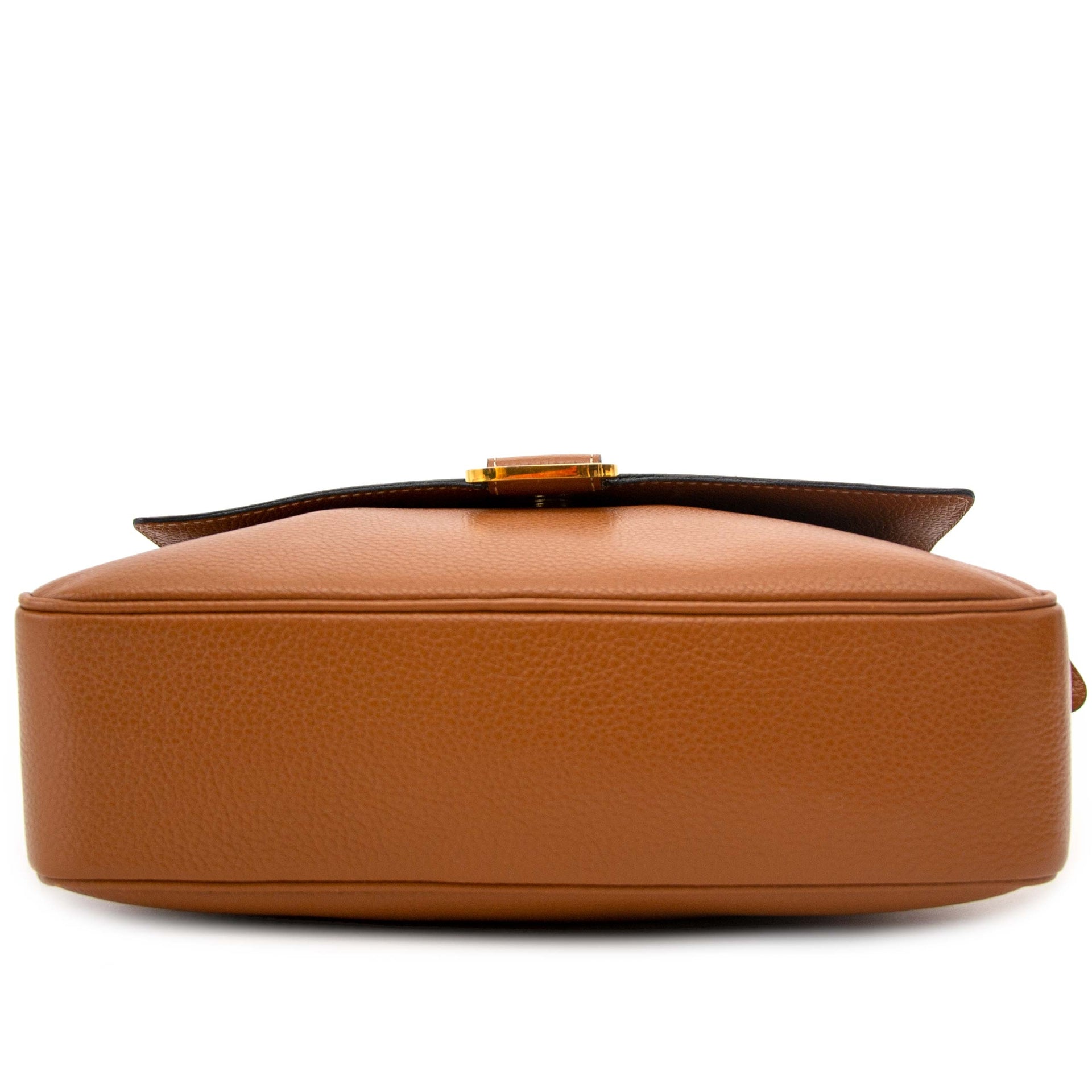 shop safe online secondhand Delvaux Cognac Trotteur Shoulder Bag