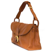 Delvaux Cognac Shoulder Bag.Koop echte authentieke luxe designer handtassen bij LabelLOV Antwerpen. Veilig online winkelen