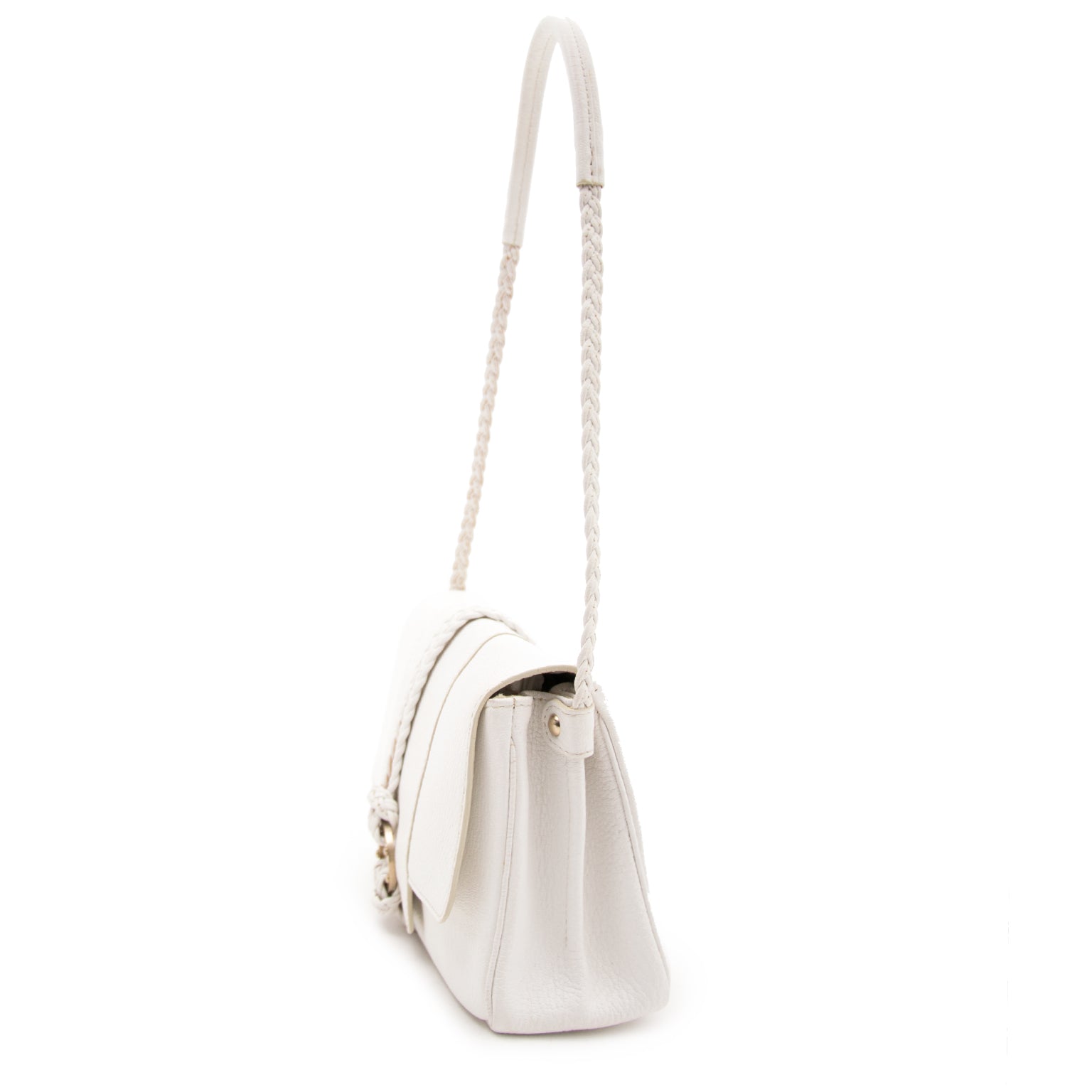 shop online Delvaux White Colette Tresse PM best price secondhand luxury