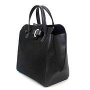 Delvaux Contemporian Black Nubuck Tote acheter en ligne ou magasin anvers belgique