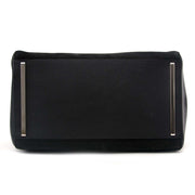 Delvaux Contemporian Black Nubuck Tote bottom