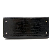Acheter secur en ligne de sac a main croco Delvaux pour le meilleur prix